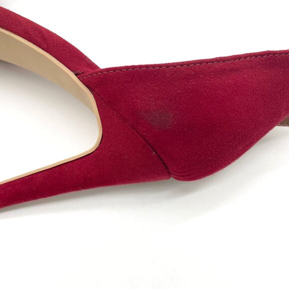 NEW Metaphor Womens 9 Talula Dark Red Dress Heel Sandal Holiday‎ Ankle Strap - Picture 15 of 15
